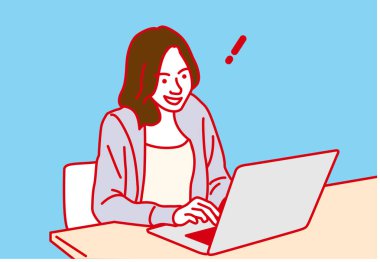 Dizüstü bilgisayarda çalışan bir kadın. İlham kaynağı, Vektör illüstrasyonu.