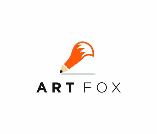 kalem yaratıcı tilki logosu tasarımı ilham kaynağı