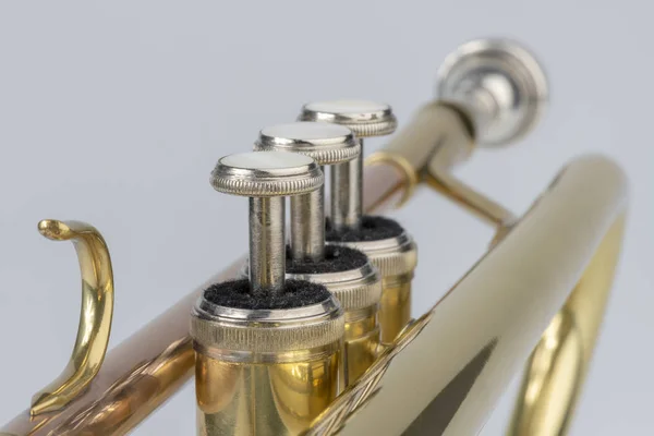 Detail Picture Musical Instrument Trumpet — Stock Photo, Image