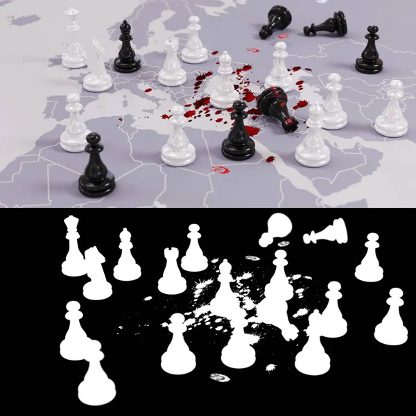 Bloody Chess Game Made by Glass, Special Events Stock Footage ft. blood &  checkmate - Envato Elements