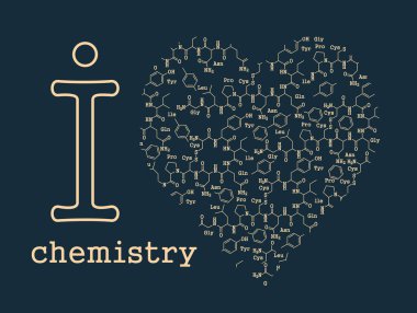 Kimya illüstrasyon seviyorum