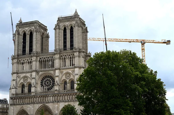La catedral de Notre Dame de Paris — Foto de Stock