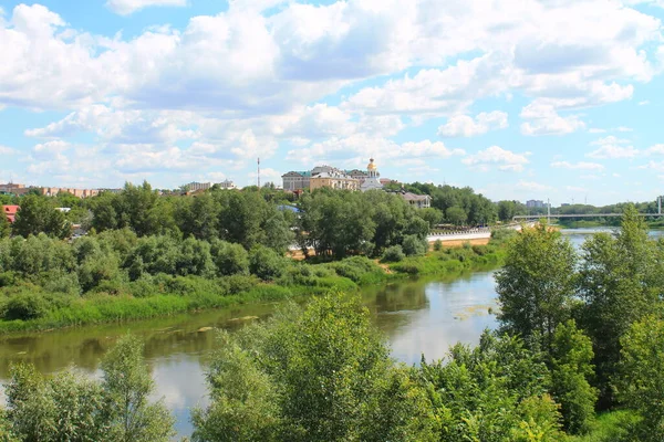 Uferpromenade Des Ural Stadt Orenburg — Stockfoto