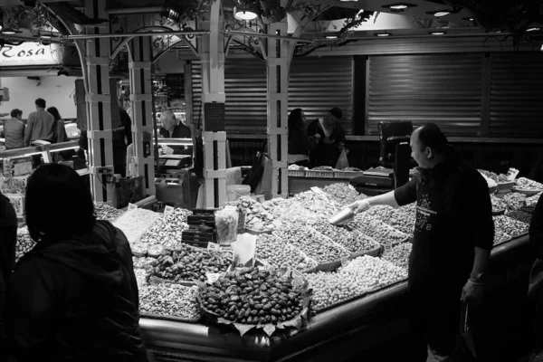 Markt Boqueria Stad Barcelona Spanje — Stockfoto