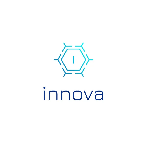 Logo Šablona Myšlenkou Molekuly Pro Lékařskou Kliniku Vědecké Obchodní Služby — Stockový vektor