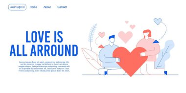 Romantik aşk ilişkisi yaratma sayfası. Online çöpçatanlık servisi. Sosyal medya iletişimi. Terfi mektuplarını seviyorum. Erkek kadın, kalbi tutan çift aşığı. Sevgililer Günü kutlaması