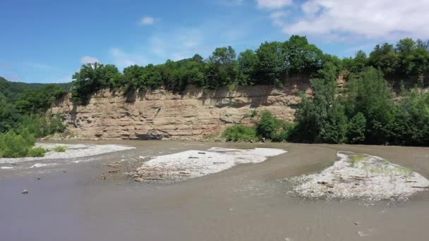 Caucaso Occidentale Kamennomostky Villaggio Fiume Belaya Estate — Video Stock