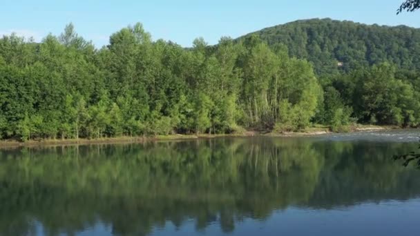 Cáucaso Occidental Río Belaya Las Estribaciones Del Cáucaso Dispararon Por — Vídeos de Stock