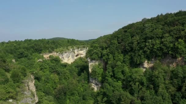 Caucaso Occidentale Gola Del Fiume Mishoko Vedute Del Grande Caucaso — Video Stock