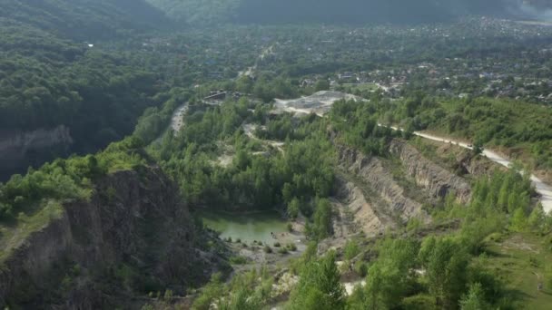 Westelijke Kaukasus Oude Steengroeve — Stockvideo