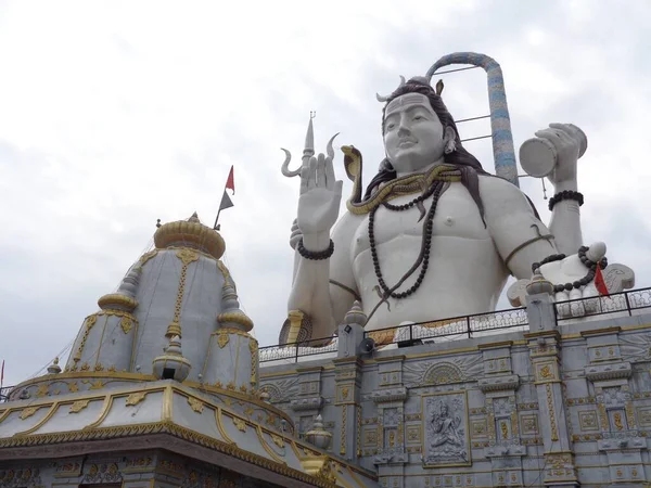 Lorde Shiva Monumento Feito Mármore — Fotografia de Stock