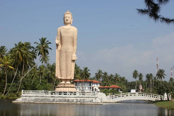 Monumento Buda Lorde Feito Mármore — Fotografia de Stock