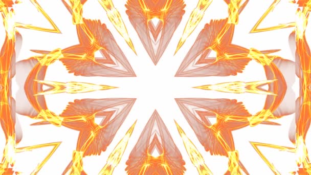 Abstrakter Hintergrund Kaleidoskop Bewegungsschleife Hintergrund — Stockvideo