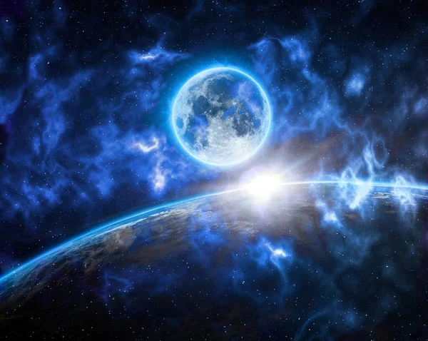 Nebula Yıldızı Takımyıldızı Arkaplanı — Stok fotoğraf