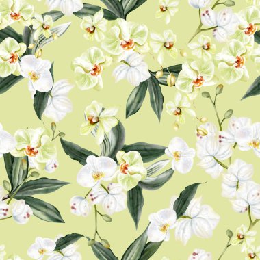 Güzel, pürüzsüz desenli, sarı ve beyaz çiçekli ve dev