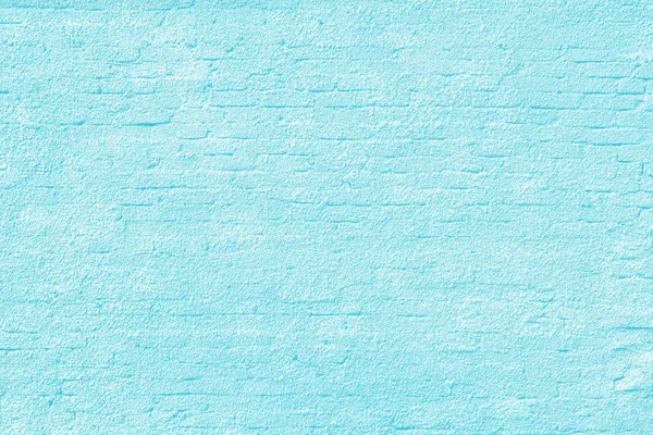 Texture Light Blue Plastered Brick Wall — Stock Photo, Image