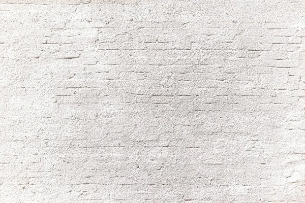 Textura Parede Tijolo Branco Rebocada — Fotografia de Stock