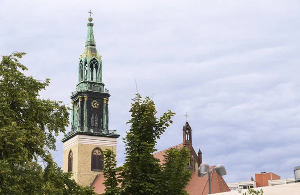 Église Sainte Marie Marienkirche Dans Quartier Mitte Berlin Capitale Allemagne — Photo