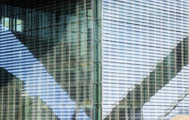 modern mimarisi, cam cephe, Marie-Elisabeth-Lueders-Haus hükümetin bölge Berlin, Almanya, iş arka plan