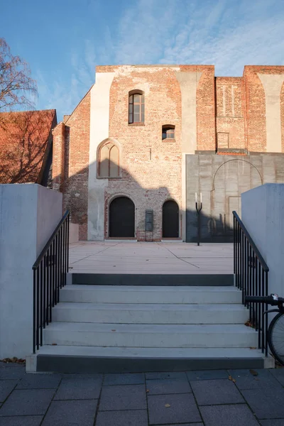 Innenhof Des Europäischen Hanse Museums Der Lübecker Altstadt — Stockfoto