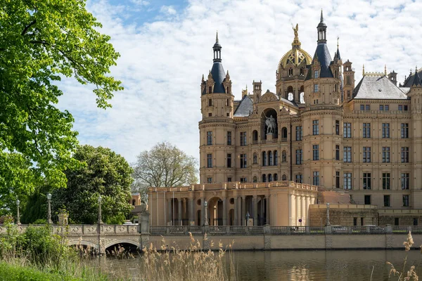 Portal Entrada Del Castillo Schwerin Palacio Schwerin Alemán Schweriner Schloss —  Fotos de Stock