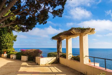 İspanya'da Marimurtra Botanik Bahçesi,Blanes,Katalonya