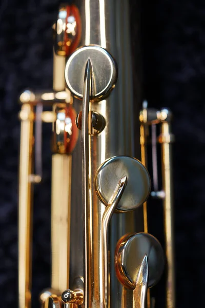 Saxophone Jazz Instruments Alto Sax Isolated Saxophone Music Instrument Closeup — Stock Photo, Image