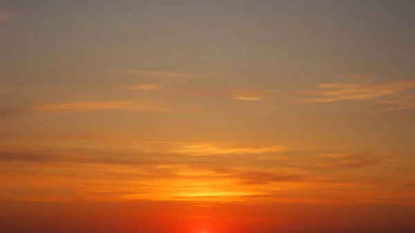 Оранжевый Закат Небе Красочный Пейзаж — стоковое фото