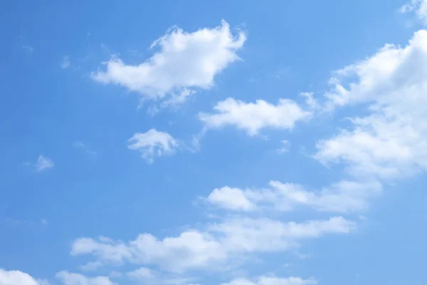 Голубое Небо Красивыми Облаками Дизайна Рабочего Стола — стоковое фото