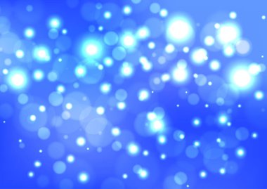 Parçacık mavisi. Vektör illüstrasyonu. 