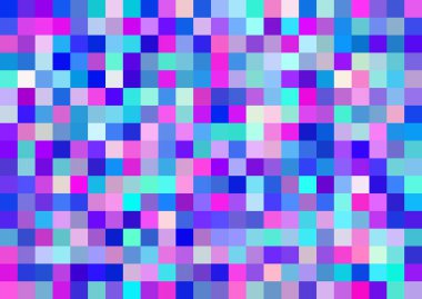 Mozaik kare mavisi. vektör illüstrasyonu. 