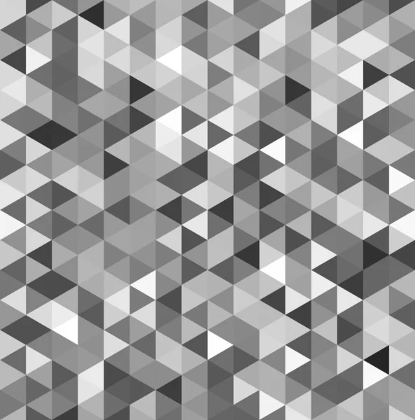 Mosaico Triângulo Cinza Ilustração Vetorial —  Vetores de Stock