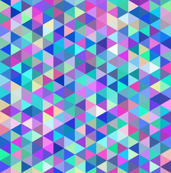 Triangle Mosaïque Bleu Illustration Vectorielle — Image vectorielle