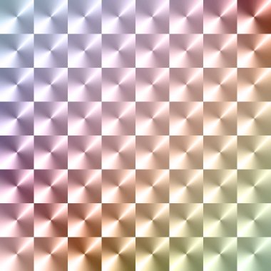 Hologram kağıdı kırmızı. vektör illüstrasyonu.