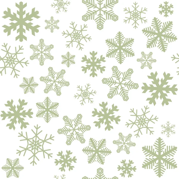 Fondo Patrón Copo Nieve Ilustración Vectorial — Archivo Imágenes Vectoriales