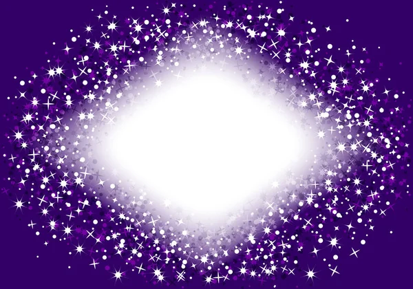 Glitter Flame Purple Vector Illustration — Stock Vector