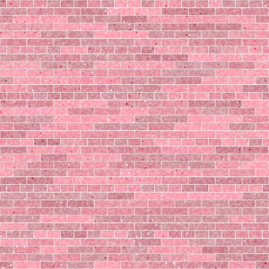 Tuğla duvar pürüzsüz desen. Tuğla işçiliğinin tekrarı. Vektör illüstrasyonu.