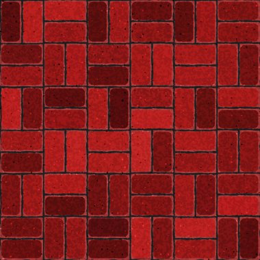 Tuğla duvar pürüzsüz desen. Tuğla işçiliğinin tekrarı. Vektör illüstrasyonu.