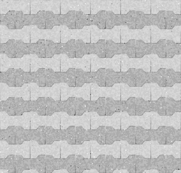 Pflasterstein Nahtlose Ziegelsteinpflaster Textur Hintergrund Graue Ziegel Vektorillustration — Stockvektor