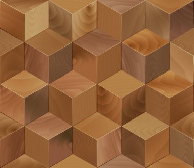 Tahta panel. Parke tahtalarının kusursuz deseni. Ahşap döşemeler. Vektör illüstrasyonu.