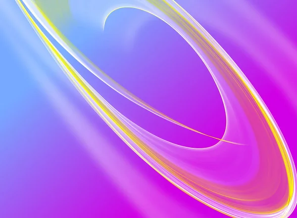 蓝紫色背景上的细梯度线的色光涡旋 — 图库照片