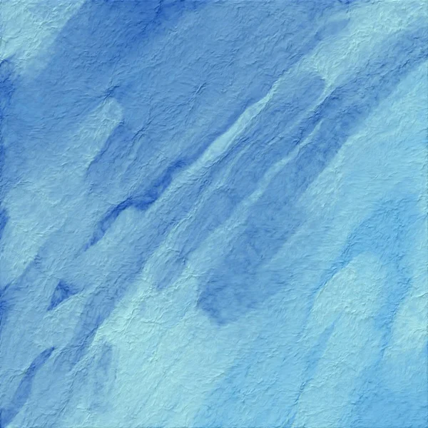 Светло Голубой Акварельный Акриловый Абстрактный Фон — стоковое фото