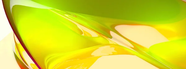 Piękna Sałatka Żółty Płyn Abstrakcyjne Tło — Zdjęcie stockowe