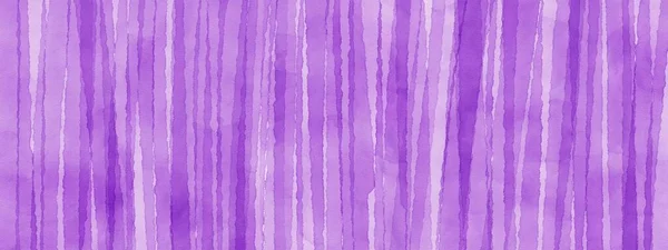 Вертикальные Пятна Фиолетовой Акварельной Краски Бумаге Иллюстрация — стоковое фото
