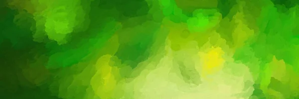 Раскрашенная Абстракция Зеленых Оттенков Размазанная Текстурной Бумаге — стоковое фото