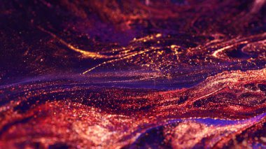 Yüksek çözünürlüklü güzel bir resim. Parlak lekeler, boya darbeleri ve farklı renkte noktalar. Alanın derinliği, bulanık ve hacimli. Görüntü.