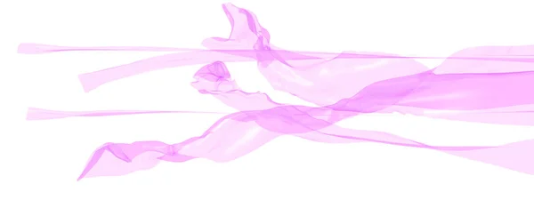 Tejido Rosa Ondulado Líneas Translúcidas Luz Hermoso Fondo Abstracto Ilustración —  Fotos de Stock