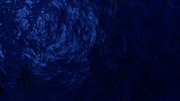 Textura Agua Azul Oscuro Nocturno Ilustración Representación —  Fotos de Stock