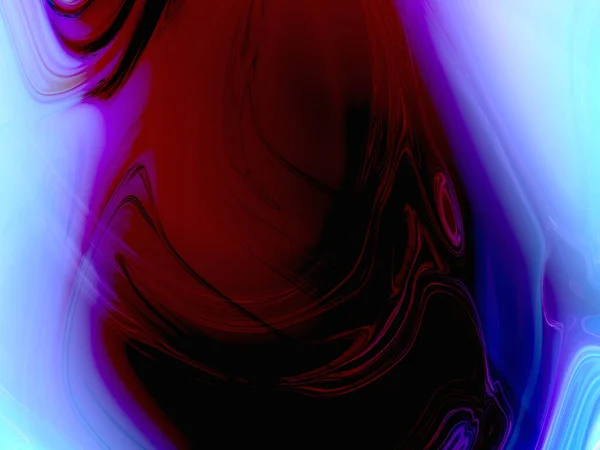 Яркий Жидкий Абстрактный Фон Волнистыми Полосами Тонами Свечением Иллюстрация Рендеринг — стоковое фото