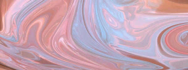 Curbe Abstracte Fluide Ilustrare Fundal Marmură Lichidă Vibrantă Abstracție Colorată — Fotografie, imagine de stoc